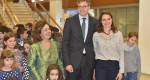 Crown Princess Katherine and HE Mr. Axel Dittmann, German Ambassador to Serbia and his wife Dr. Natalie Ebert