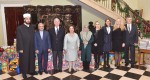 Chief Imam of Belgrade ef. Ramadan Mehmedi, H.E. Mr. Hossein Molla Abdollahi, ambassador of Iran, HRH Crown Prince Alexander, HRH Crown Princess Katherine, Mr. Abdollahi’s spouse, Jordan Steiger, Donna Sekulich, Danijela and Jugoslav Celikovic, 