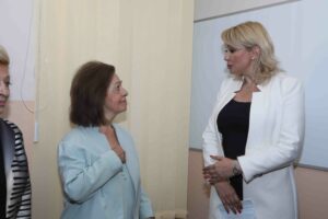 NJ.K.V. Princeza Katarina i ministar za rad, zapošljavanje, boračka i socijalna pitanja prof. dr Darija Kisić Tepavčević