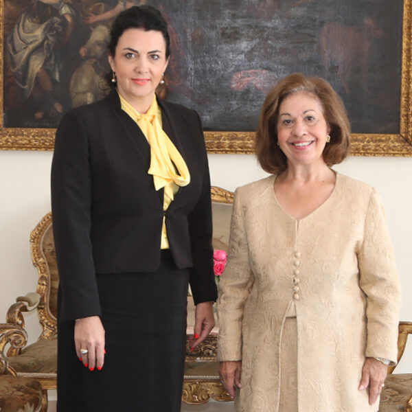 HRH CROWN PRINCESS KATHERINE MEETS THE MAYOR OF NIS