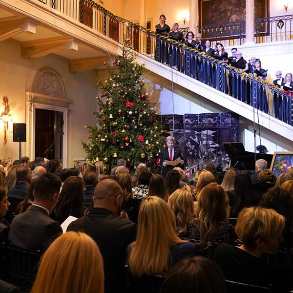 CAROLS AND CHARITY CHRISTMAS RECEPTION FROM THE WHITE PALACE