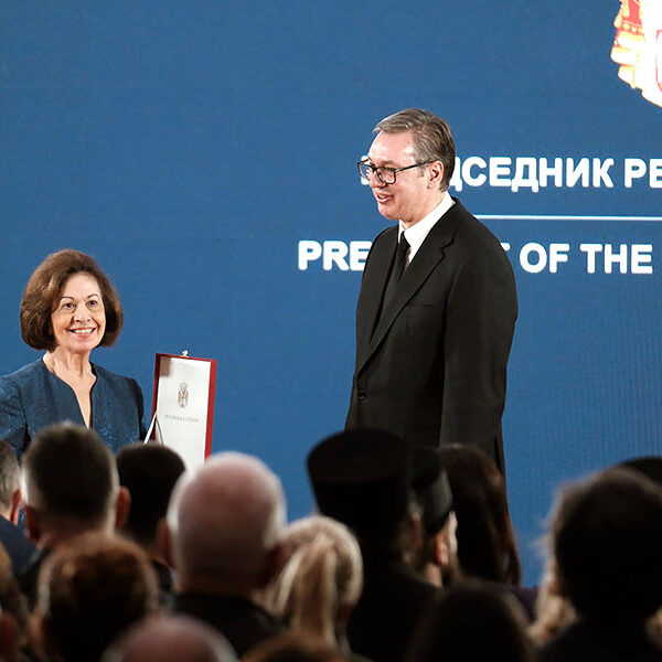 CROWN PRINCESS KATHERINE RECEIVES ORDER OF THE STAR OF KARADJORDJE